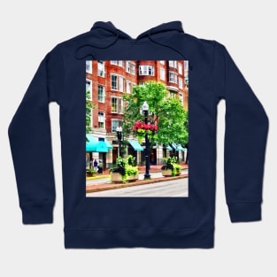 Boston MA - Shops Along Boyleston Street Hoodie